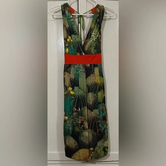 Anthropologie Eva Franco Oroya Cactus Dress - Picture 3 of 11